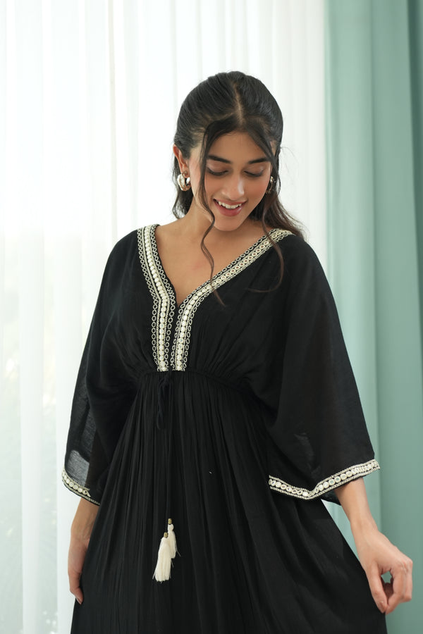 Blush Noir Embroidered