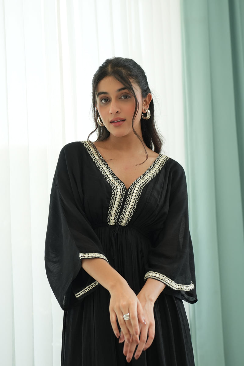 Blush Noir Embroidered