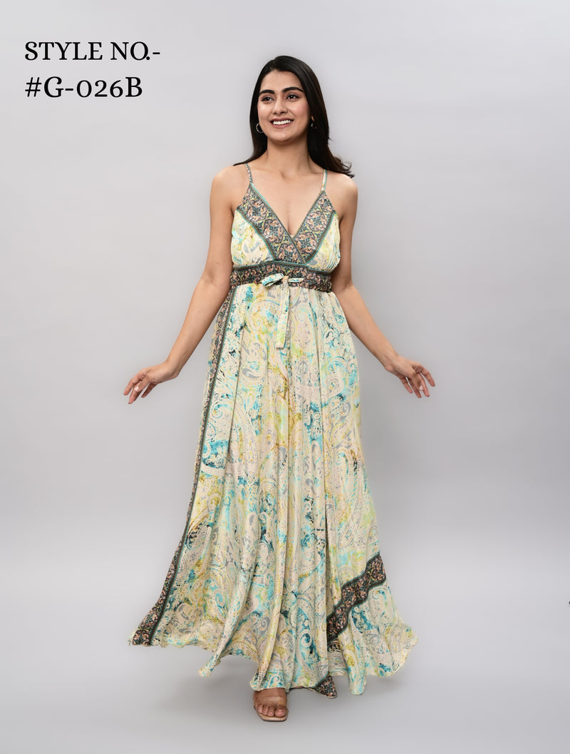 Golden Long Dress