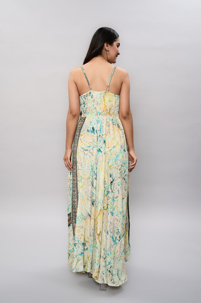 Golden Long Dress