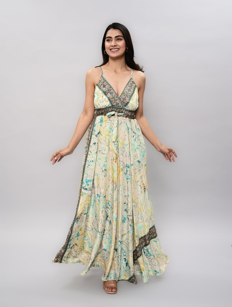 Golden Long Dress