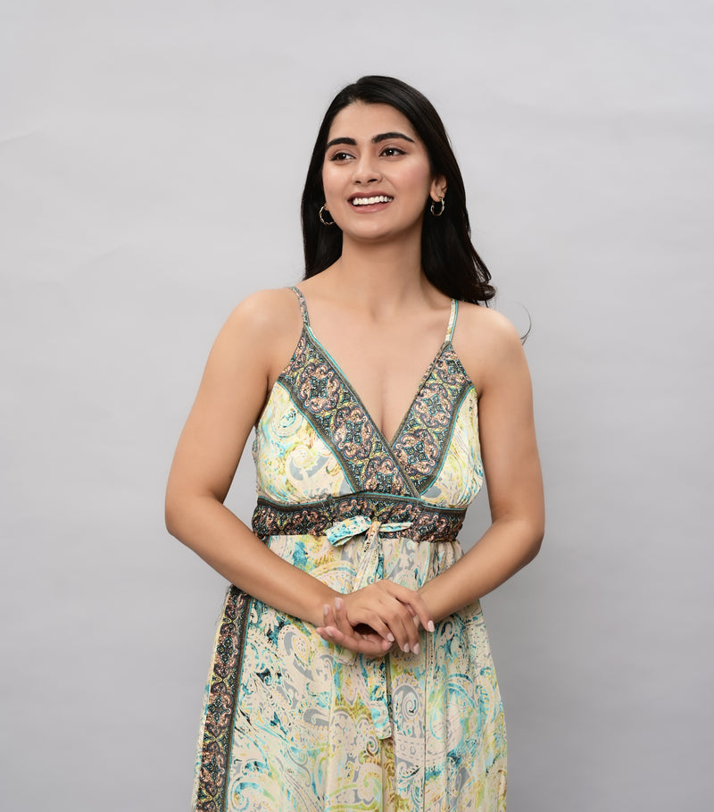 Golden Long Dress