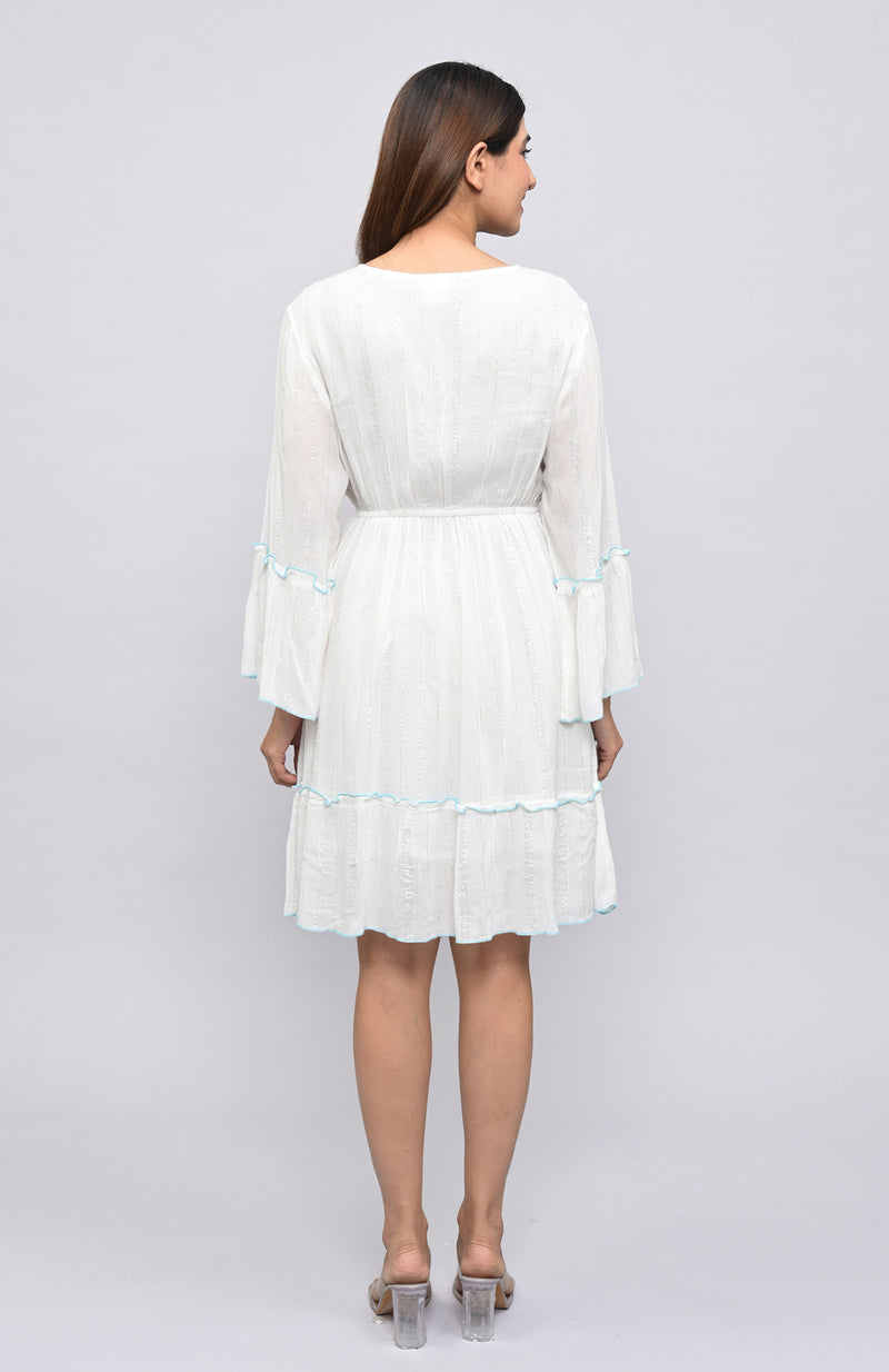 Ivory Dusk Embroidered