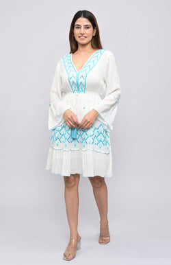 Ivory Dusk Embroidered