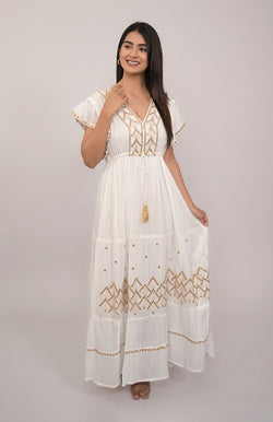 Ivory Glint Mirror