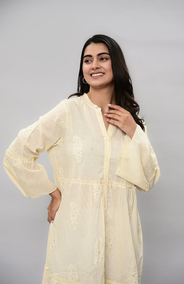Lemon Threadlight Tunic