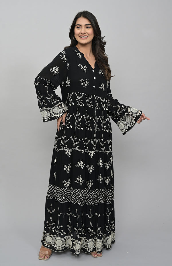 Midnight Bloom Dress